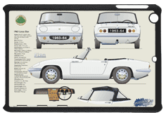 Lotus Elan S1 1963-64 Small Tablet Covers